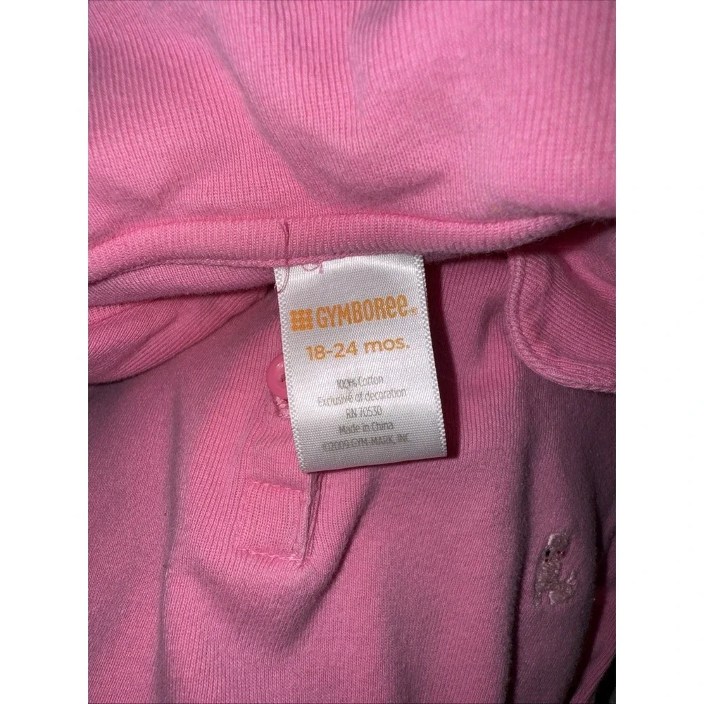 Gymboree Baby Girls Dress 18-24 M Poodle Pretty‎ Pink Puppy Dog Embroidered 2009